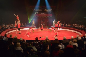Choreografie voorprogramma Internationaal Circusfestival Enschede
